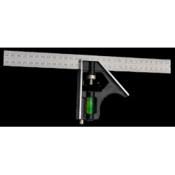 300mm Combination Square With Aluminium Base