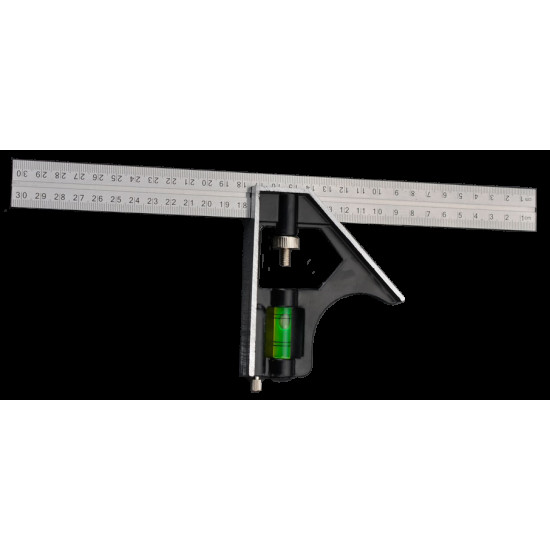 300mm Combination Square With Aluminium Base 300mm Combination Square With Aluminium Base