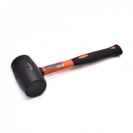500g Rubber Mallet With Fibreglass Handle 500g Rubber Mallet With Fibreglass Handle