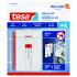 TESA Adhesive Nail Adjustable 4kg - Tiles 2 Hooks/ 6 Strips (ip 8)