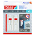 TESA Adhesive Nail Adjustable 1kg - Sensitive Surface 2 Hooks/ 3 Strips (ip 8)