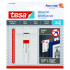 TESA Adhesive Nail Adjustable 2kg - Sensitive Surface 2 Hooks/ 6 Strips (ip 8)