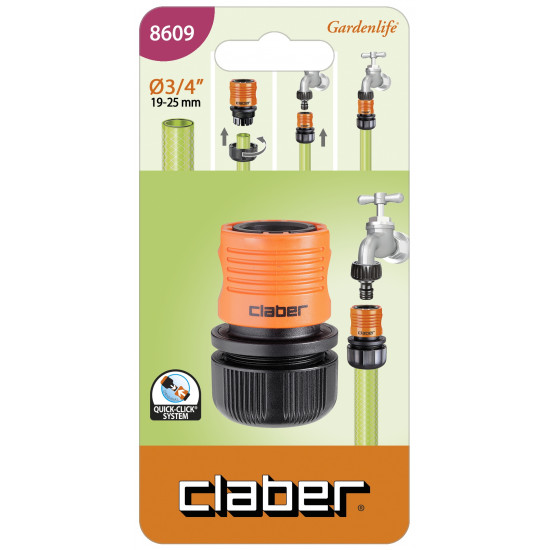 3/4 Inch Click Connector (carded) 3/4 Inch Click Connector (carded)