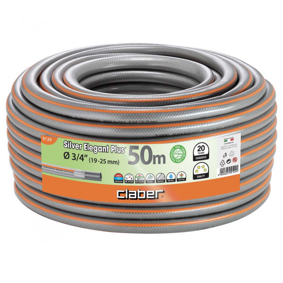 3/4 Inch Silver Elegant Plus Hose 50m 3/4 Inch Silver Elegant Plus Hose 50m