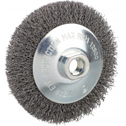 115mm Crimped Bevel Wire Brush M14x2