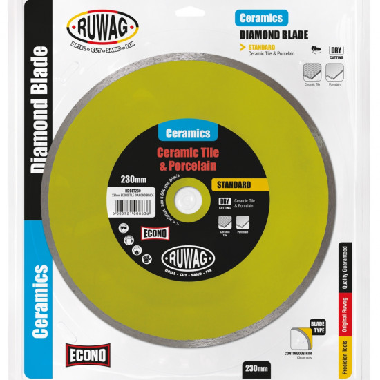 230mm Econo Tile Diamond Blade 230mm Econo Tile Diamond Blade