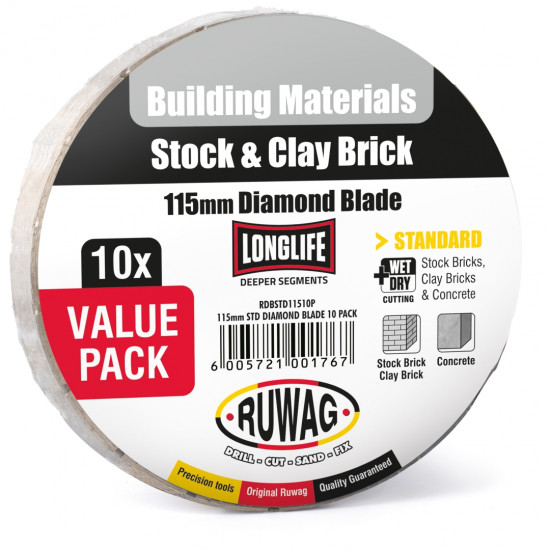 115mm Standard Diamond 10 Pack /pk 115mm Standard Diamond 10 Pack /pk