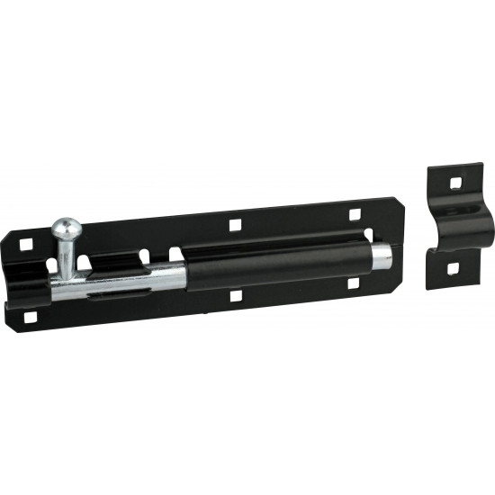 Barrel Bolt Black Japan Straight 100mm (1) Barrel Bolt Black Japan Straight 100mm (1)