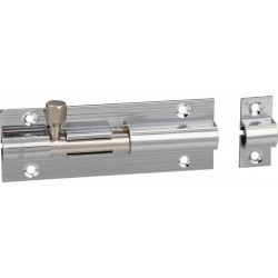 Barrel Bolt Chrome Plated Straight 50mm (1)