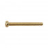 Machine Screw Brass Cheese Head Slotted 4x20mm (5)