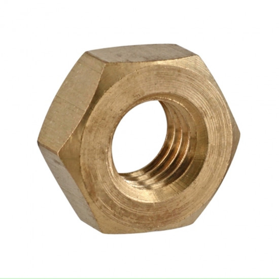Hex Nut Brass 6mm (10) Hex Nut Brass 6mm (10)