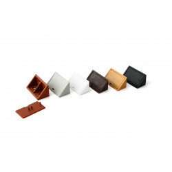 Corner Block Plastic White (4)
