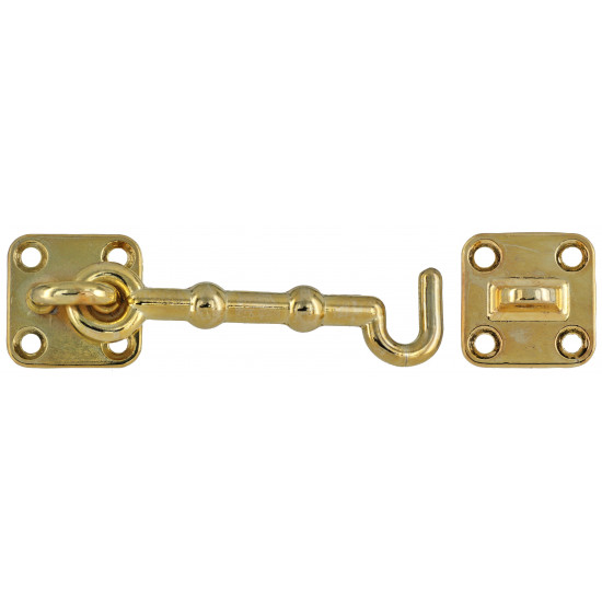 Cabin Hook Brass Plated 100mm (1) Cabin Hook Brass Plated 100mm (1)