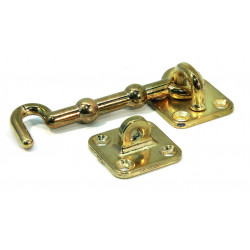 Cabin Hook Brass Plated 200mm (1)