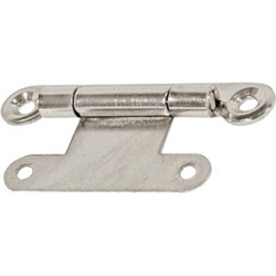 Cabinet Hinge Flat Nickel Plated (1)