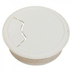 Cable Outlet Plastic White (1)