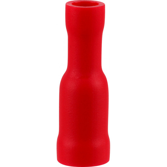 Pre-ins Bullet Terminal Female Red 4mm (8) Pre-ins Bullet Terminal Female Red 4mm (8)