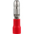 Pre-ins Bullet Terminal Male Red 4mm (8)
