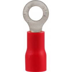 Pre-ins Ring Terminal Red 6mm (8)