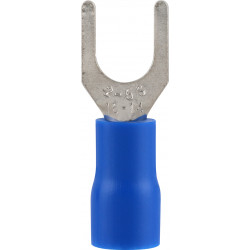 Pre-ins Spade Terminal Blue 5mm (25)