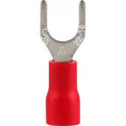 Pre-ins Spade Terminal Red 5mm (25)