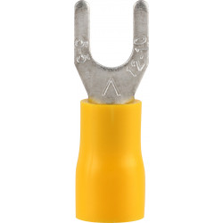 Pre-ins Spade Terminal Yellow 5mm (25)