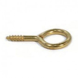 Screw Eye Yellow Passivated 21mm (10)