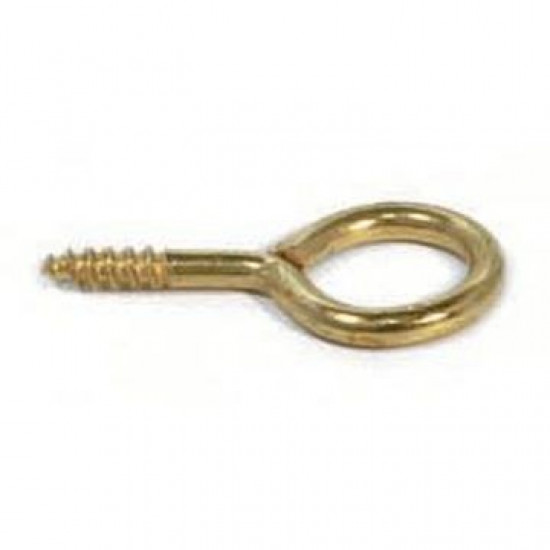 Screw Eye Yellow Passivated 30mm (10) Screw Eye Yellow Passivated 30mm (10)