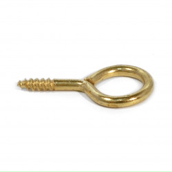 Screw Eye Yellow Passivated 50mm (5)