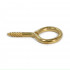 Screw Eye Yellow Passivated 50mm (5)