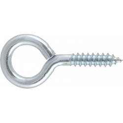 Screw Eye Zinc Plated 15mm (10)