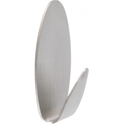 Stick-on Stainless Steel Oval Hook Small (3)