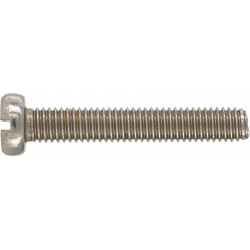 Stainless Steel Machine Screw Cheese Head 6x50mm (10)