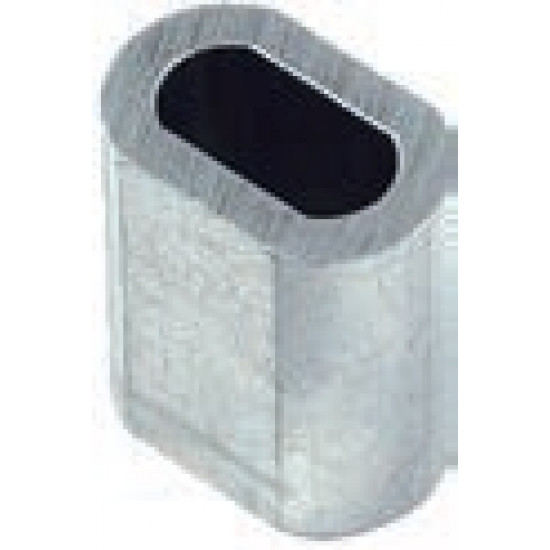 Wire Rope Ferrule Aluminium 6mm (4) Wire Rope Ferrule Aluminium 6mm (4)