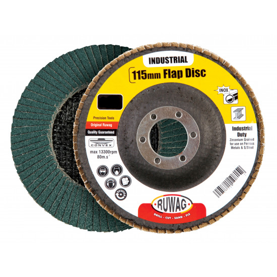 115mm P40 Flap Disc Zirconium /ea 115mm P40 Flap Disc Zirconium /ea