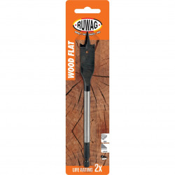 18.00mm Wood Flat Long Carded