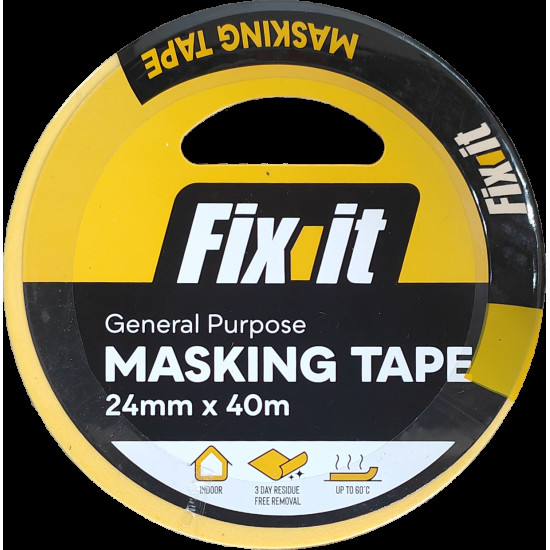 Indoor Masking Tape 24mmx40m (48) Indoor Masking Tape 24mmx40m (48)