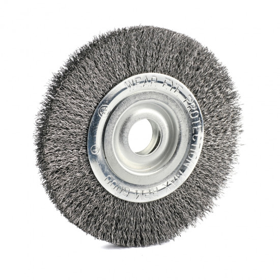 200mm X 25mm Wire Wheel 25.4mm Bore With Adapters 200mm X 25mm Wire Wheel 25.4mm Bore With Adapters