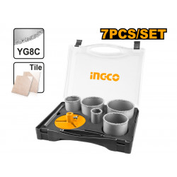 Hole Saw Set Carb. 7pc 33-83mm