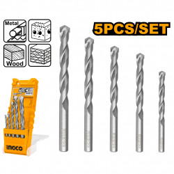 Drill Bit Set Multi Funct 5pc