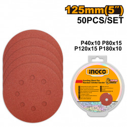 S& Sheet Ran/orb, 50pc 125mm