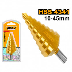 Drill Bit Step 4341 Shank Rnd 10.0-45mm