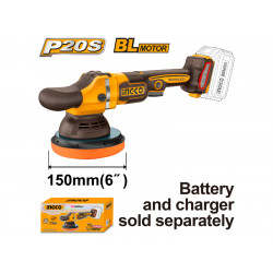 20v Ps+ Polisher B/l 150mm No B/c