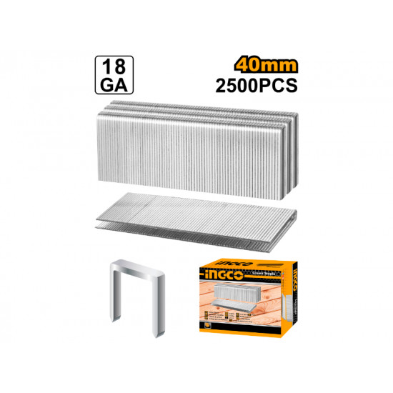 Staple 40mm Ga18 1.25x1.0 2500 Staple 40mm Ga18 1.25x1.0 2500