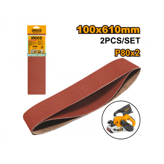 Sanding Belt 100x610 P80 2pce Sanding Belt 100x610 P80 2pce
