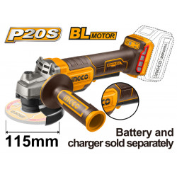 20v Ps+ C/l Grinder 115mm B/less Dm Swtch
