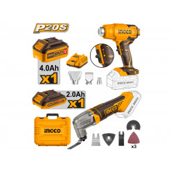 20v Ps+ C/l Heat Gun & Multi Tool Incl