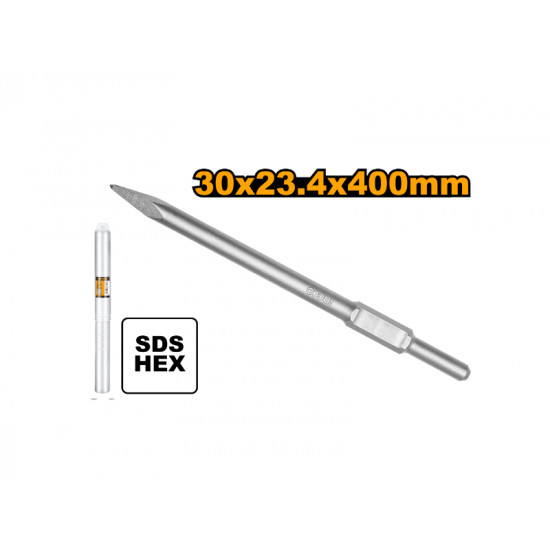 Chisel Hex Sds Point 30x400mm Chisel Hex Sds Point 30x400mm