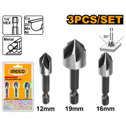 Drill Bit Countersink 3pc