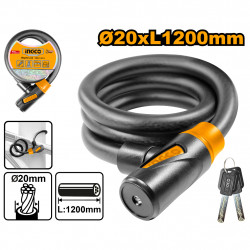 Lock Bicycle Pvc Coat 20x1200mm